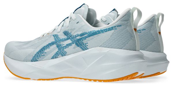 Chaussures Running Asics Novablast 5 Blanc/Bleu/Orange Homme