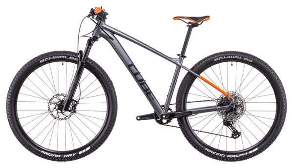 Cube Reaction Pro Hardtail MTB Shimano Deore/XT 12S 29'' Grey Orange 2022