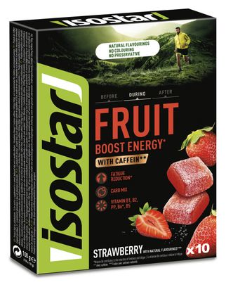 Isostar 10 compresse High Energy Boost sapore di frutta Strawberry