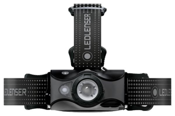 Lampe Frontale LED MH7 Noire et Grise Rechargeable | 600 Lumens | 60h d'autonomie | 200m de distance d'éclairage | LEDLENSER