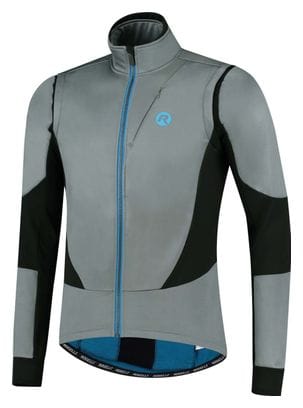 Veste Velo Hiver Rogelli Brave - Homme - Gris/Noir/Bleu