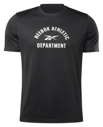 Reebok Training Graphic Short Sleeve Shirt Zwart