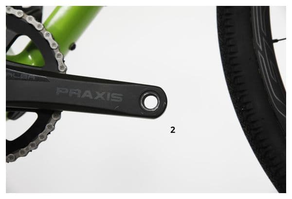 Refurbished Produkt - Gravel Bike Open Up Shimano GRX 11V 700mm Grün 2022