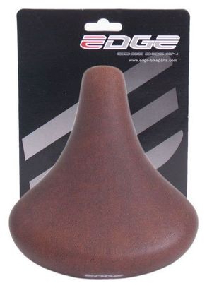EDGE Selle De Vélo Ville Retro - Marron Foncé
