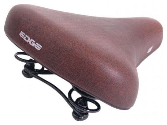 EDGE Selle De Vélo Ville Retro - Marron Foncé
