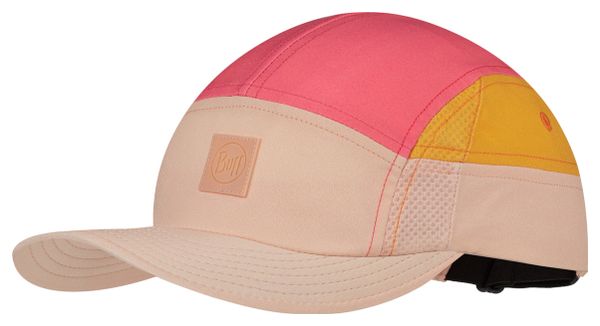 Casquette Unisexe Buff 5 Panel Go Rose/Beige