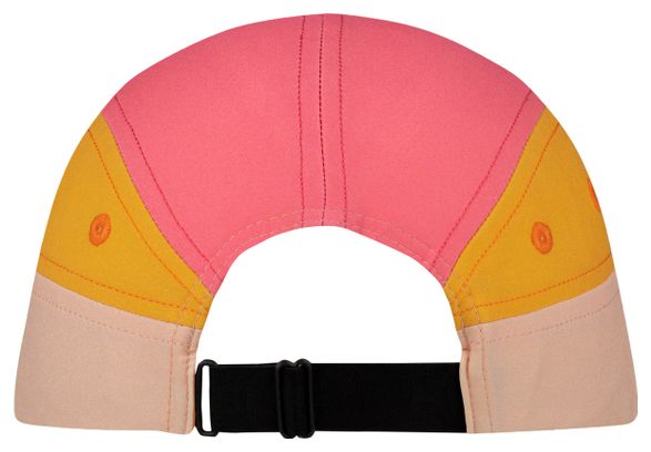 Buff Unisex 5 Panel Go Cap Pink/Beige
