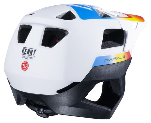Kenny Rafale Helm Wit/Multi