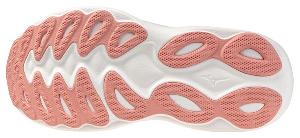 Mizuno Wave Sky 9 hardloopschoenen Wit/Koraal/Geel voor dames