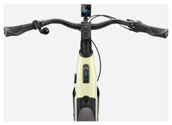 Vélo de Ville Électrique Cannondale Mavaro 2 Low Shimano Nexus 5V Courroie 600 Wh 27.5'' Beige
