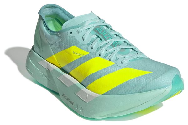 Zapatillas de running adidas Adizero Adios Pro 4 azul/amarillo para mujer
