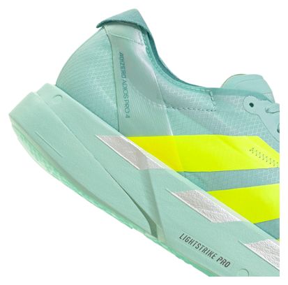 Zapatillas de running adidas Adizero Adios Pro 4 azul/amarillo para mujer