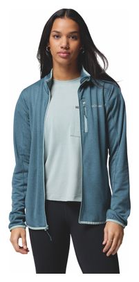 Columbia Essential Hike Grid dames fleecejas blauw