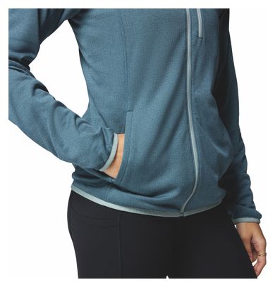 Columbia Essential Hike Grid dames fleecejas blauw