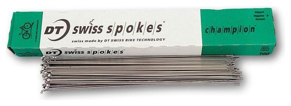 Doos van 100 DT Swiss roestvrije spaken 255x2
