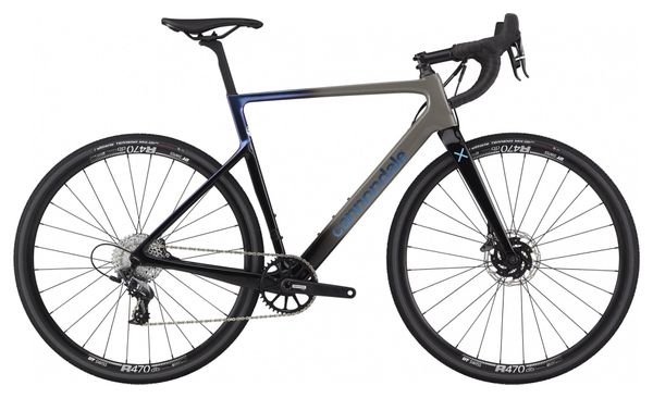 Bicicleta de ciclocross Cannondale SuperSix EVO CX Sram Force 1 11S 700 mm Gris Purple Haze