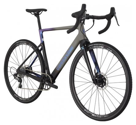 Cannondale SuperSix EVO CX Cyclocross Bike Sram Force 1 11S 700 mm Grigio Purple Haze