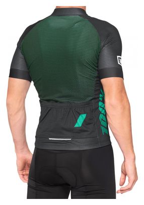 Maglia Exceeda a manica corta 100% Turchese Nero