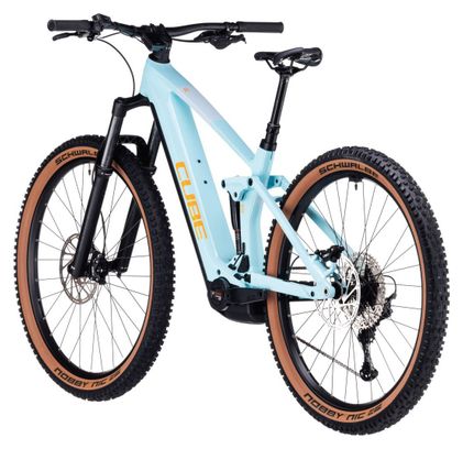 VTT Électrique Tout-Suspendu Cube Stereo Hybrid 140 HPC Race 750 Shimano Deore/XT 12V 750 Wh 29'' Bleu Dazzle 2023