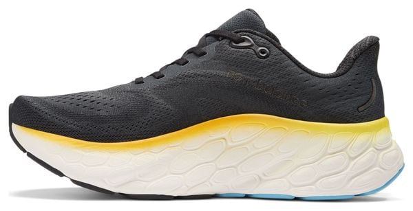 Chaussures de Running New Balance Fresh Foam X More v4 Noir Bleu Jaune Homme