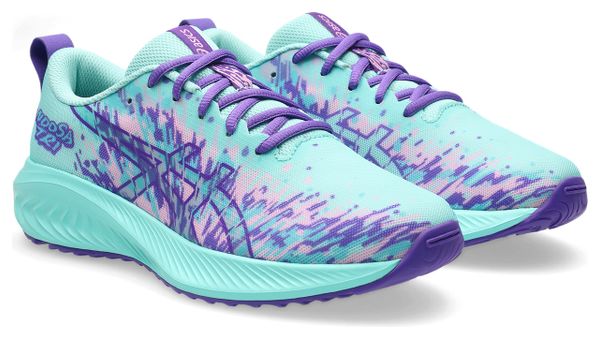 Asics Gel-Noosa Tri 16 GS Running Shoes for Kids, Blue/Purple