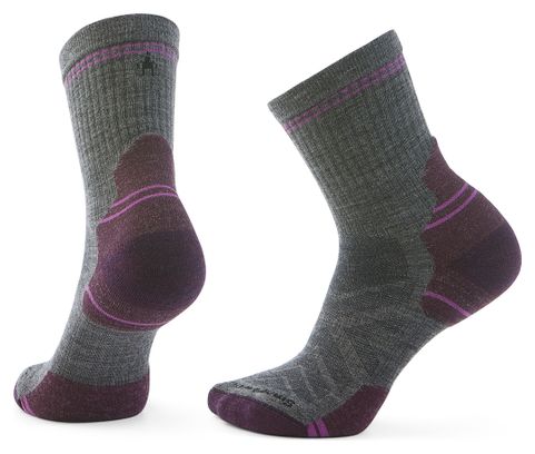 Smartwool Targeted Cushion Mid Crew Hiking Socks for Women, Gray