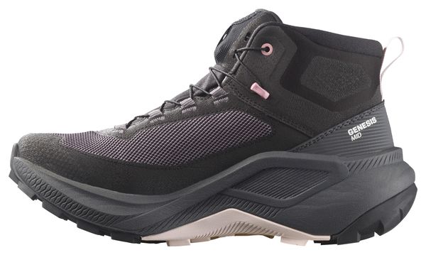Chaussures de Randonnée Salomon Genesis Mid GTX Noir/Rose Femme