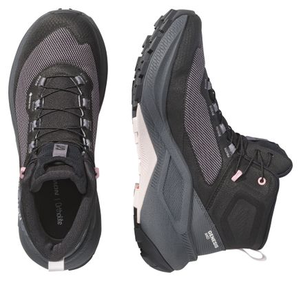 Chaussures de Randonnée Salomon Genesis Mid GTX Noir/Rose Femme