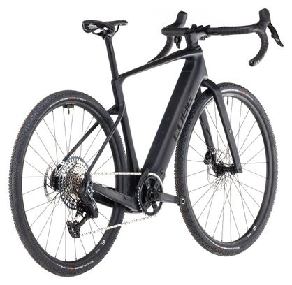 Cube Nuroad Hybrid C:62 SLX 400X Elektro-Gravelbike Sram Rival eTap AXS/Sram GX Eagle AXS 12S 400 Wh 700 mm Carbon Schwarz 2024