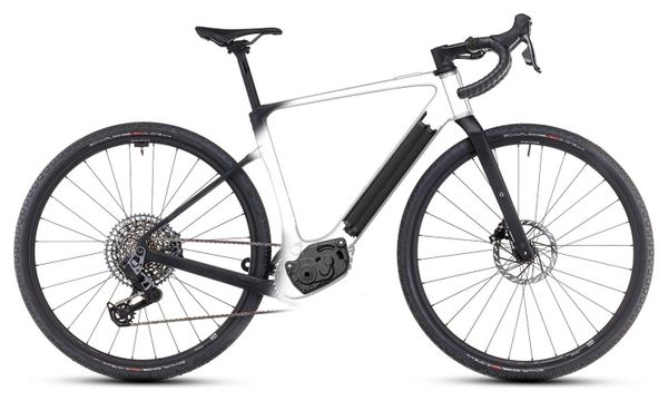 Cube Nuroad Hybrid C:62 SLX 400X Electric Gravel Bike Sram Rival eTap AXS/Sram GX Eagle AXS 12S 400 Wh 700 mm Carbon Black 2024