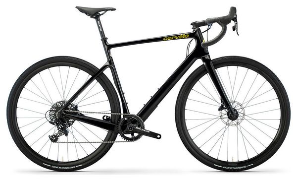 Bicicleta Gravel Cervélo Aspero 700 Disc Sram Apex 1x11V Negro / Dorado 2021