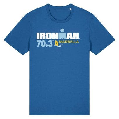 Ironman 70.3 Marbella Royal Blauw Heren Kort Mouw T-shirt