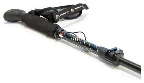 Bâton Grande Randonnée Pliable - FLASHLOCK ALU MK2 - EMERAUDE