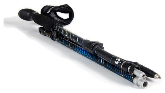 Bâton Grande Randonnée Pliable - FLASHLOCK ALU MK2 - EMERAUDE
