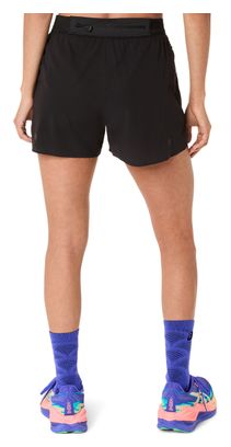 Asics Metarun Split Shorts Zwart Dames