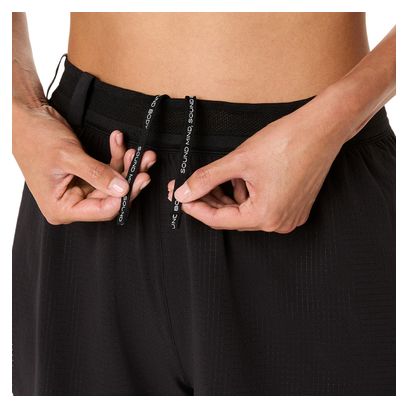 Asics Metarun Split Shorts Zwart Dames