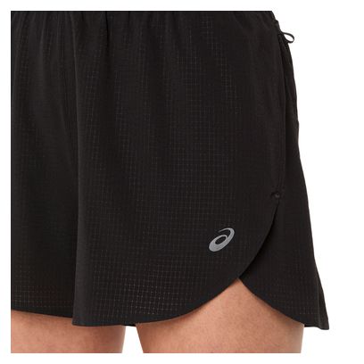 Asics Metarun Split Shorts Zwart Dames