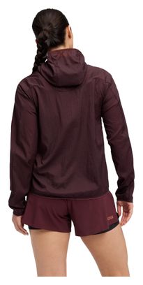 Hoka Skyflow Women's Windbreaker Jacket in Red