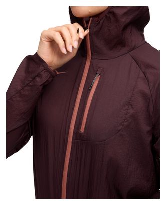 Hoka Skyflow Women's Windbreaker Jacket in Red