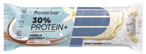 Barre Protéinée Powerbar 30% Protein Plus 55gr Vanille Noix de coco