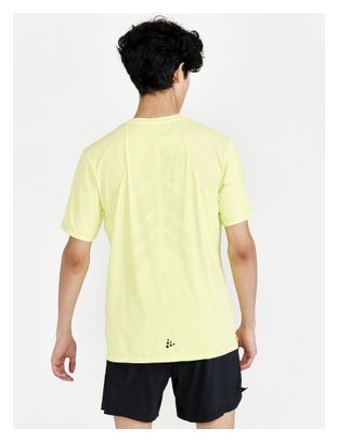 Craft ADV Charge Yellow Short Sleeve Jersey
