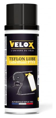 LUBRIFIANT CHAINE VELOX - TEFLON/PTFE LUBE - TOUTES CONDITIONS.
