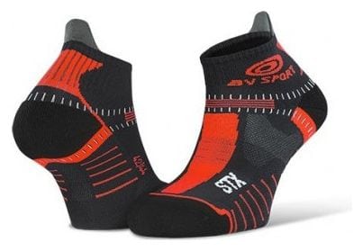 BV Sport STX Evo Socks - Noir / Rouge