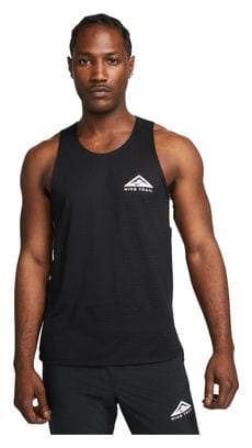 Camiseta sin mangas Nike Dri-Fit Trail Solar Chase Negra Blanca