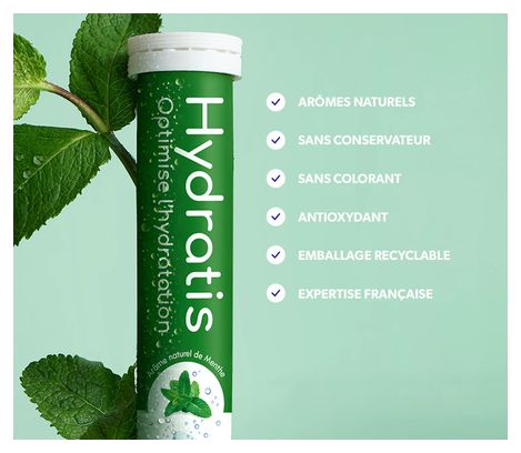 Confezione da 20 pastiglie Hydratis alla menta