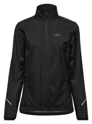 Women's Running Jacket Gore Wear R3 Partial Gore-Tex Infinium Black