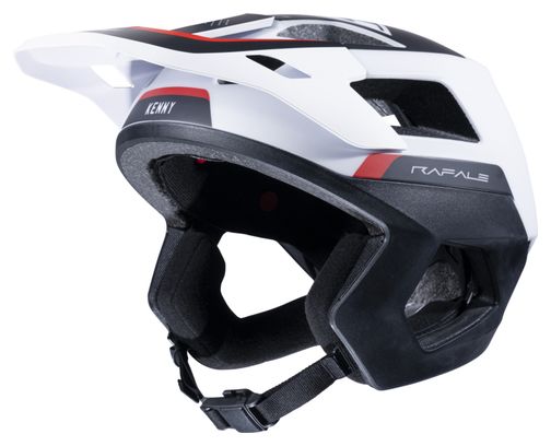 Casco Kenny Rafale Blanco/Rojo