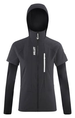 Millet Rutor Xcs Air Hoodie Giacca Softshell Donna Nero