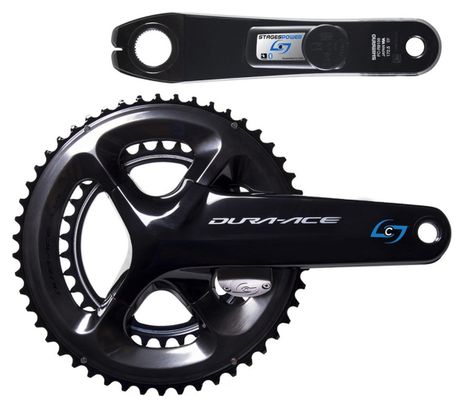 Stages Cycling Stages Power LR Shimano Dura-Ace R9100 Power Meter (Crankset) 53/39T Black