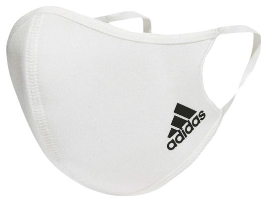 Confezione da 3 occhiali protettivi adidas Face Covers White M / L